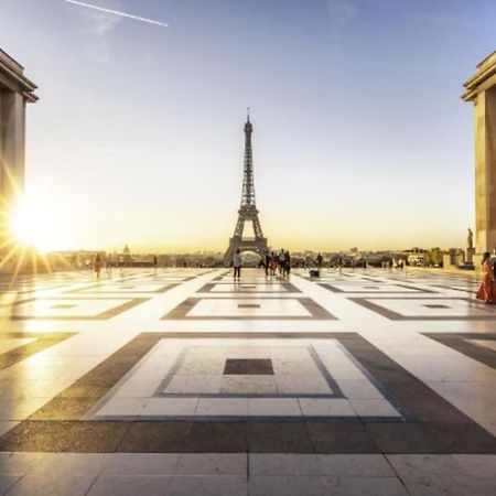 Apartmán Tour Eiffel Terrasse Vue Seine Paříž Exteriér fotografie