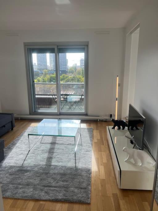 Apartmán Tour Eiffel Terrasse Vue Seine Paříž Exteriér fotografie